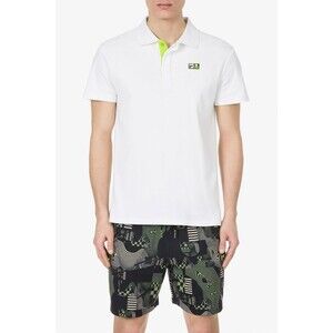 Valentino Rossi XL Men's Fila VR46 Riders Academy Polo Shirt Bright White NWT